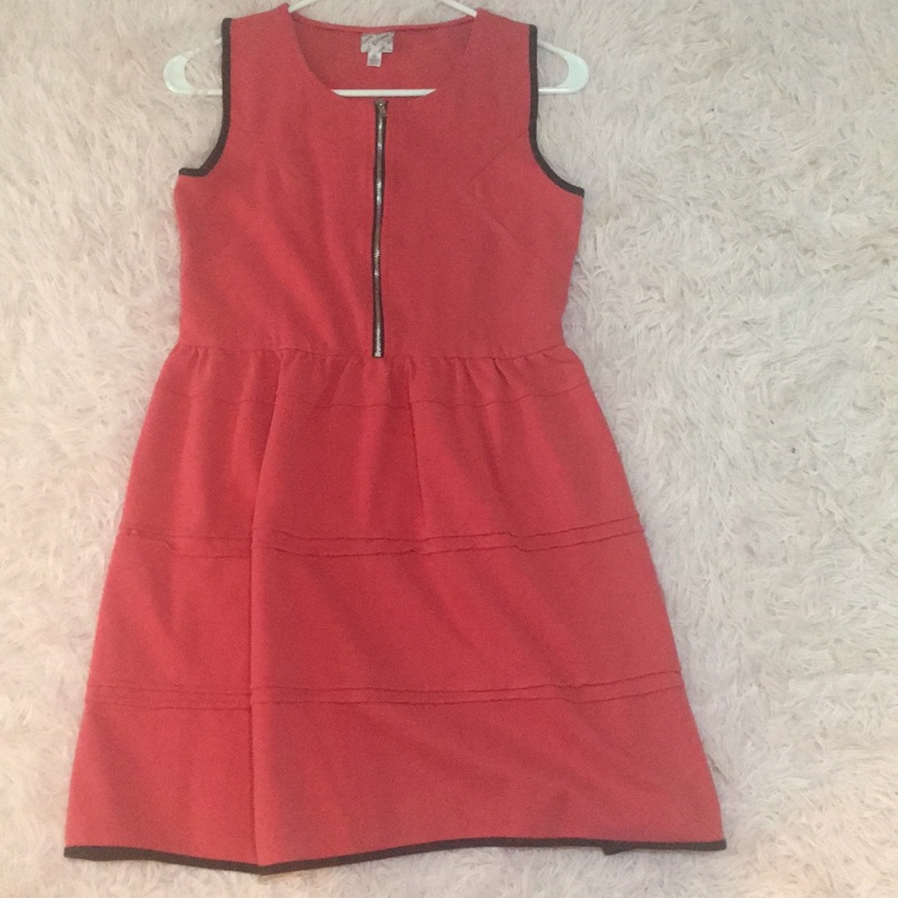 Girls Casual Coral Dress
